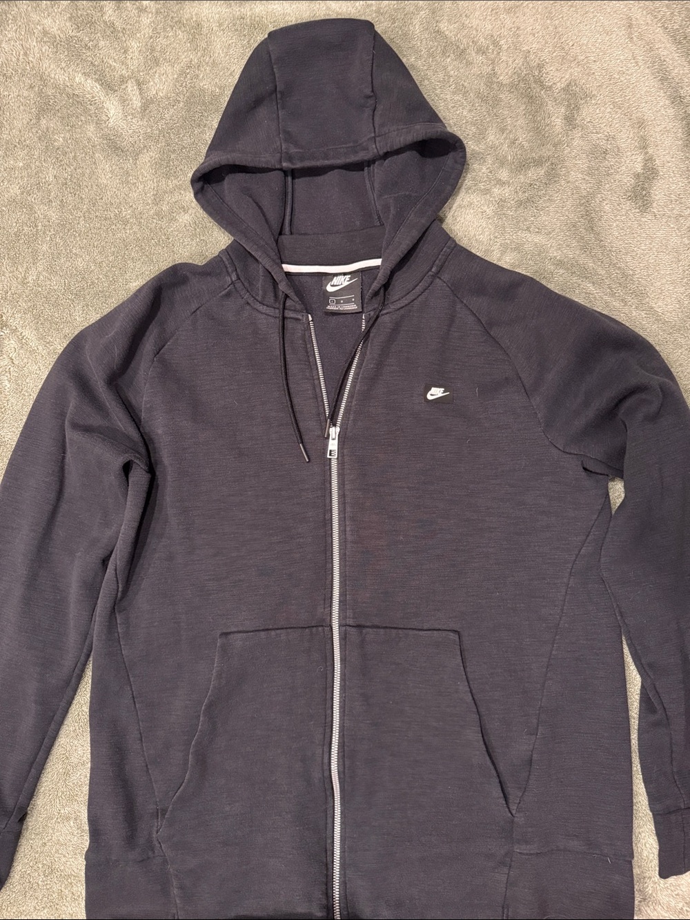 Nike Black Full-Zip Hooded Sweatshirt